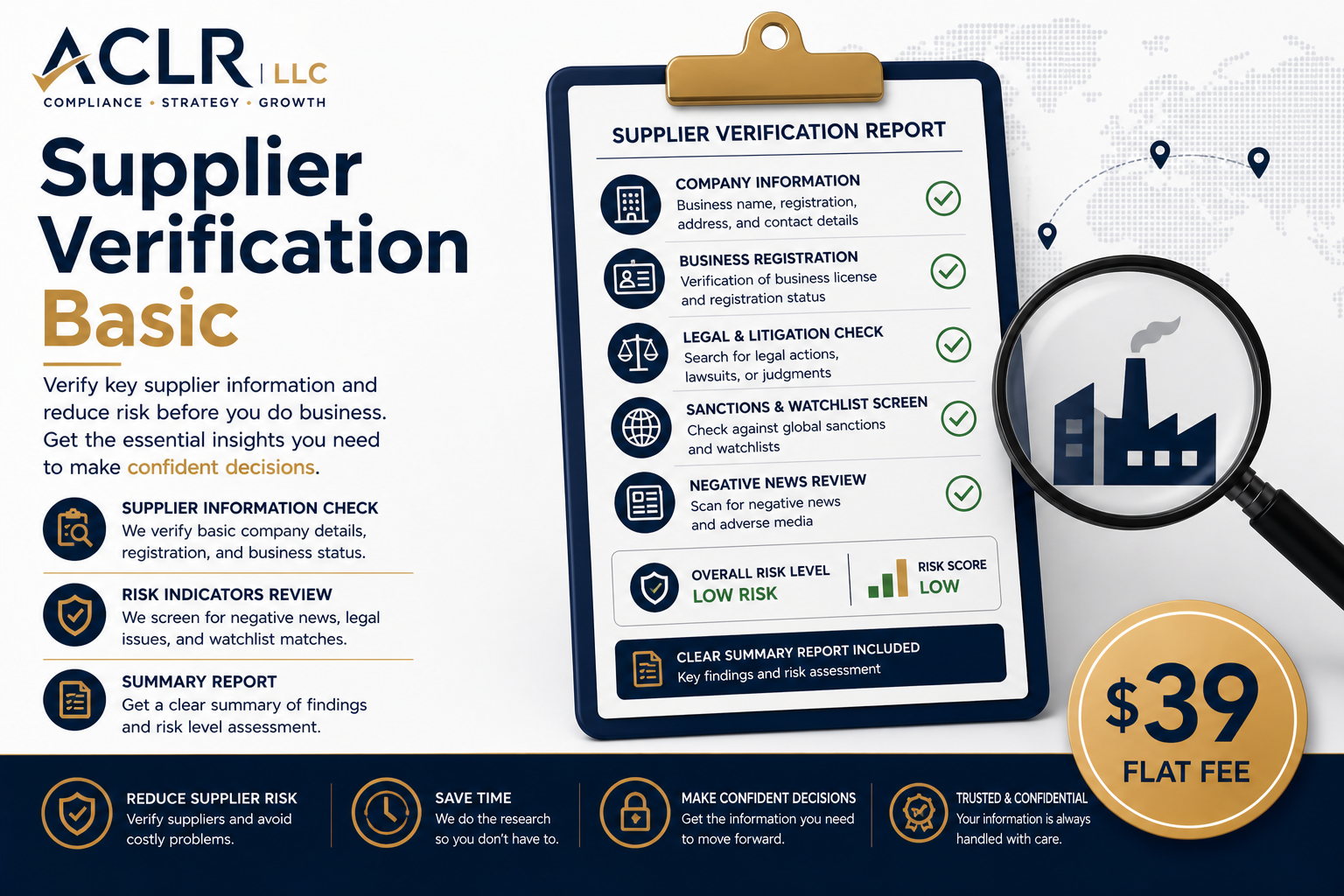Supplier Verification Basic